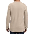 thumbnail image 2 of GIRUNS Men's Long Sleeve Waffle Henley Casual Henley T-shirts for Men, 2 of 6