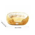 thumbnail image 3 of Sahpxhe Washable Dog Bed, Winter Warm Comfortable Round Deep Sleep Plush Pet Bed With Raised Rim For Small Medium Dogs, 3 of 6