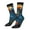 2 Black-1, variant on Neon Seahorse Underwater Realm Crew Socks for Men & Women, Breathable Casual Athletic Ankle Socks