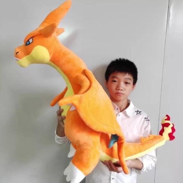 Big Size Charizard Plush Toys Charmander Large Size Pikachu Pokemon Eevee Snorlax Jigglypuff Stuffed Doll Christmas Kid Gift heqiyong LED