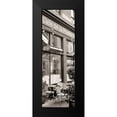 thumbnail image 2 of Blaustein, Alan 7x14 Black Modern Framed Museum Art Print Titled - Cafe la Presse Pano - 1, 2 of 5