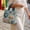 Blue, variant on Weloille Quilted Tote Bag for Women Polyester Colorful Large Capacity Multi-Functional Embroidery Design Laptop Crossbody Shoulder Bag for Work Travel Weekend