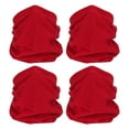 thumbnail image 1 of Unique Bargains Winter Neck Warmer, 4 Pack Drawstring Warm Face Scarf Windproof Neck Gaiter, Red, 1 of 7