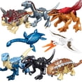 thumbnail image 3 of Dinosaurio Jurásico Triceratops Tyrannosaurus Rex Velociraptor Styx Modelo Pequeños Ladrillos Compatibles Con bloques de construcción famosos Juguetes Regalos, 3 of 4