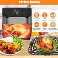 thumbnail image 6 of GWY Air Fryer Replacement Tray for Instant Pot Vortex 6 in 1 6 QT Gourmia GAF735 6 QT, Original Air Fryer Accessories Grill Pan Plate Crisper Plate Rack Parts,Dishwasher Safe, 6 of 7