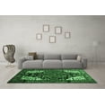 thumbnail image 3 of Ahgly Company Indoor Square Persian Emerald Green Traditional Area Rugs, 3' Square, 3 of 4