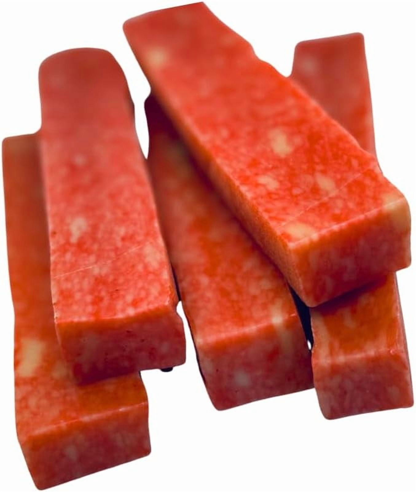 Doggo Dog Chew Natural Strawberry Flavor Yak Chews for Dogs, Long-Lasting, Large, 1 Pound, 5 Pieces