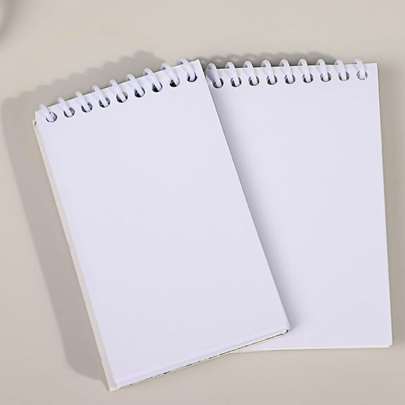 CCOCC 6pcs Top Spiral Steno Pads Pocket Notebooks 80 Pages Each White Paper Colorful Covers Steno Notebooks For Writing Notes