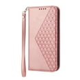 thumbnail image 3 of Case for Samsung Galaxy A14 5G, Magnetic Matte Premium PU Leather Stand Flip Cover with Card Slots and Wallet, Shockproof and Full Body Protection Compatible with Galaxy A14 5G - Rosegold, 3 of 9