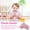 A002- Pink, variant on Pink Cookie Sensory Squeeze Toy with Soft Squishy Texture, 1 Pack, Pink Biscuit Design, for Girls, Relaxation Toy