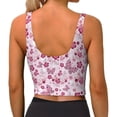 thumbnail image 2 of Yiaed Flower Butterfly Print Ladies Waistcoat Women Sports Vest Vest Sports Women Sports Top Yoga Vest for women-X-Large, 2 of 8