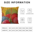 thumbnail image 5 of SHANXI  Prickly Pear Cactus Throw Pillow Cover Succulent Plant Throw Pillow Case Decorative Cushion Cover Pillowcase 12x12in, 5 of 5