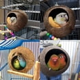 thumbnail image 3 of Natural Coconut Hamster Hideaway, Bird and Small Animal Toy, 3 of 7