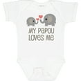 thumbnail image 3 of Inktastic My Papou Loves Me Grandchild Boys or Girls Baby Bodysuit, 3 of 5
