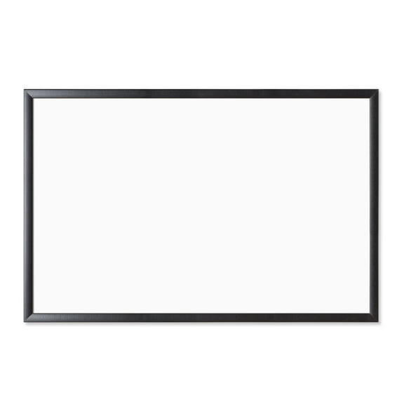 U Brands Magnetic Dry-Erase Board, 36 X 24 Inches, Black MDF Frame (311U00-01)