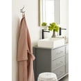 thumbnail image 2 of Amerock Aliso Transitional Double Prong Polished Chrome Wall Hook, 2 of 9
