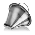 thumbnail image 1 of Reusable Stainless Steel Coffee Filter Compatible with Moccamaster KBGV KBT, #4 Cone Micro-Mesh Permanent Filter, Paperless Drip Coffee Accessory (Non-OEM), 1 of 7