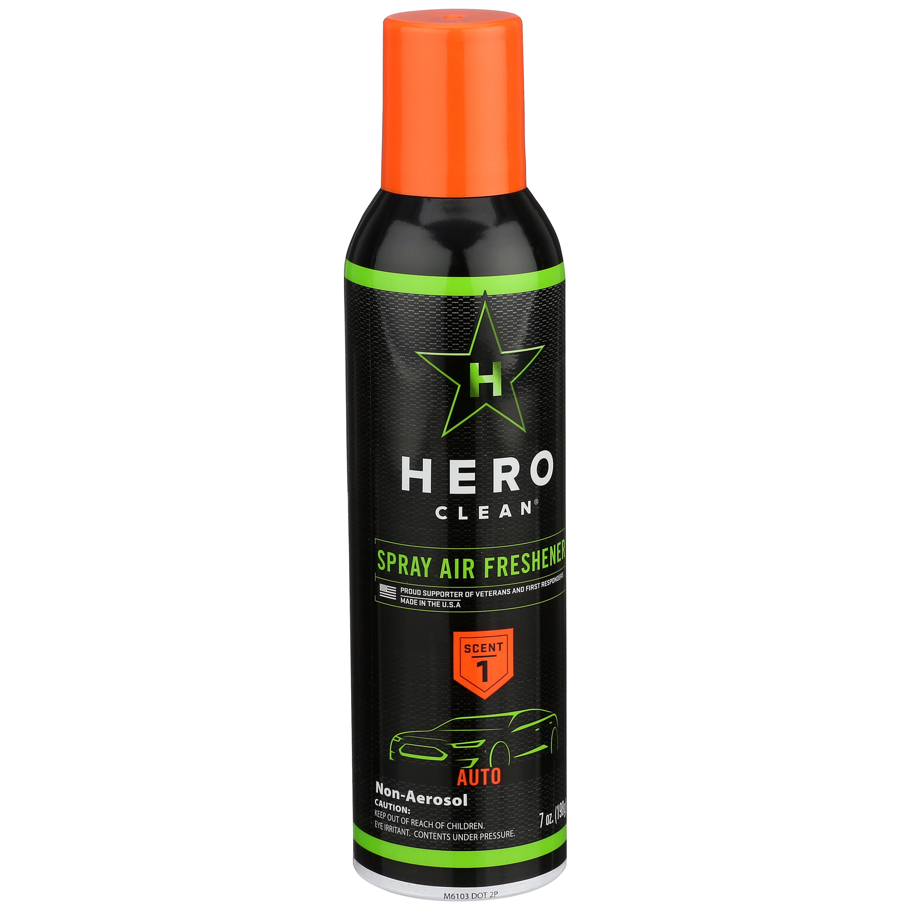 (2 pack) Hero Clean Odor Eliminating Air Freshener Spray, Scent 1, 7-Ounce