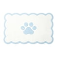 thumbnail image 2 of Scalloped Dog Feeding Mats, Blue, 20" X 24”, 2 of 3