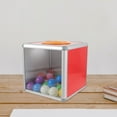thumbnail image 3 of unbranded Raffle Ticket Storage Box Money Boxes Aluminum Alloy 1Pcs Square, 3 of 5