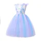 thumbnail image 4 of Vestido de tutú de princesa Elsa para niñas, fiesta de carnaval de Halloween, vestidos de tul brillantes, disfraz de reina de las nieves, ropa elegante para niños, 4 of 5