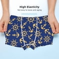 thumbnail image 3 of Yiaed Anchors and Nautical Print Boys' Boxer Briefs Cotton Casual Stretch Comfort Boys Boxers - Kids Boxer Briefs Underwear for Boys (6-18)-X-Large, 3 of 5