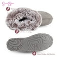 thumbnail image 3 of Jessica Simpson Girls Microsuede Super Soft Bootie Slippers with Indoor Outdoor Sole, 3 of 9