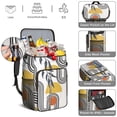 thumbnail image 5 of Rustic Insulated Backpack Cooler - 20L Soft Cooler Bag, Artistic Design for Outdoor Enthusiasts, 5 of 5