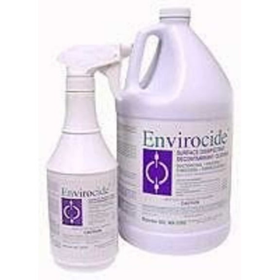 Envirocide Surface Disinfectant Cleaner: 1 Count, 1 gallon, Container