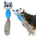 thumbnail image 4 of Pet Chew Toy, Durable Plush Dog Toy Plush  For Home For Dog Blue Raccoon, 4 of 8
