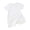 White, variant on uikmnh Long Sleeve Romper Unisex Baby Romper Jumpsuit Footless Short Sleeve Sleeper Playwear for Comfort Size:3-6 Months