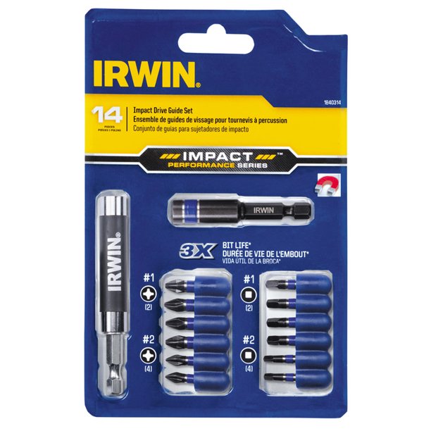 Irwin 1/4 Dia. x Multiple L Steel Impact Duty Drill Bit Set Quick