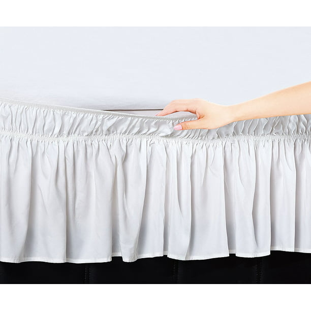 Celine Linen Luxury Wrinkle Resistant, King Size Bed Wrap Skirt