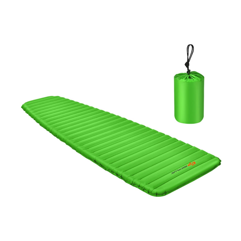 Resenkos 3 Inch Thick Inflatable Waterproof Camping Sleeping Pad-Green, Camping Mattress, Portable Roll Up Bed, Inflatable Outdoor Mat for Rooftop Tent Car Truck Van, 4 Season