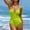 Green, variant on Bzhegqhd Womens Swimsuits One Piece Tummy Control,Women Solid Color Sexy Backless Strap Bikini Swimsuit