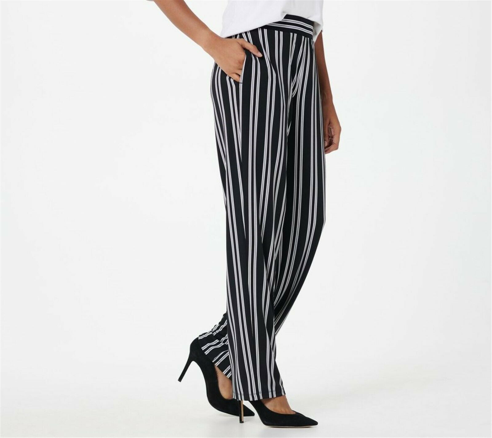 Susan Graver Liquid Knit Straight-Leg 
