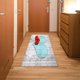 thumbnail image 4 of Alfombrilla de baño antideslizante con textura de madera y absorbente de agua (60 x 180 cm), 4 of 8