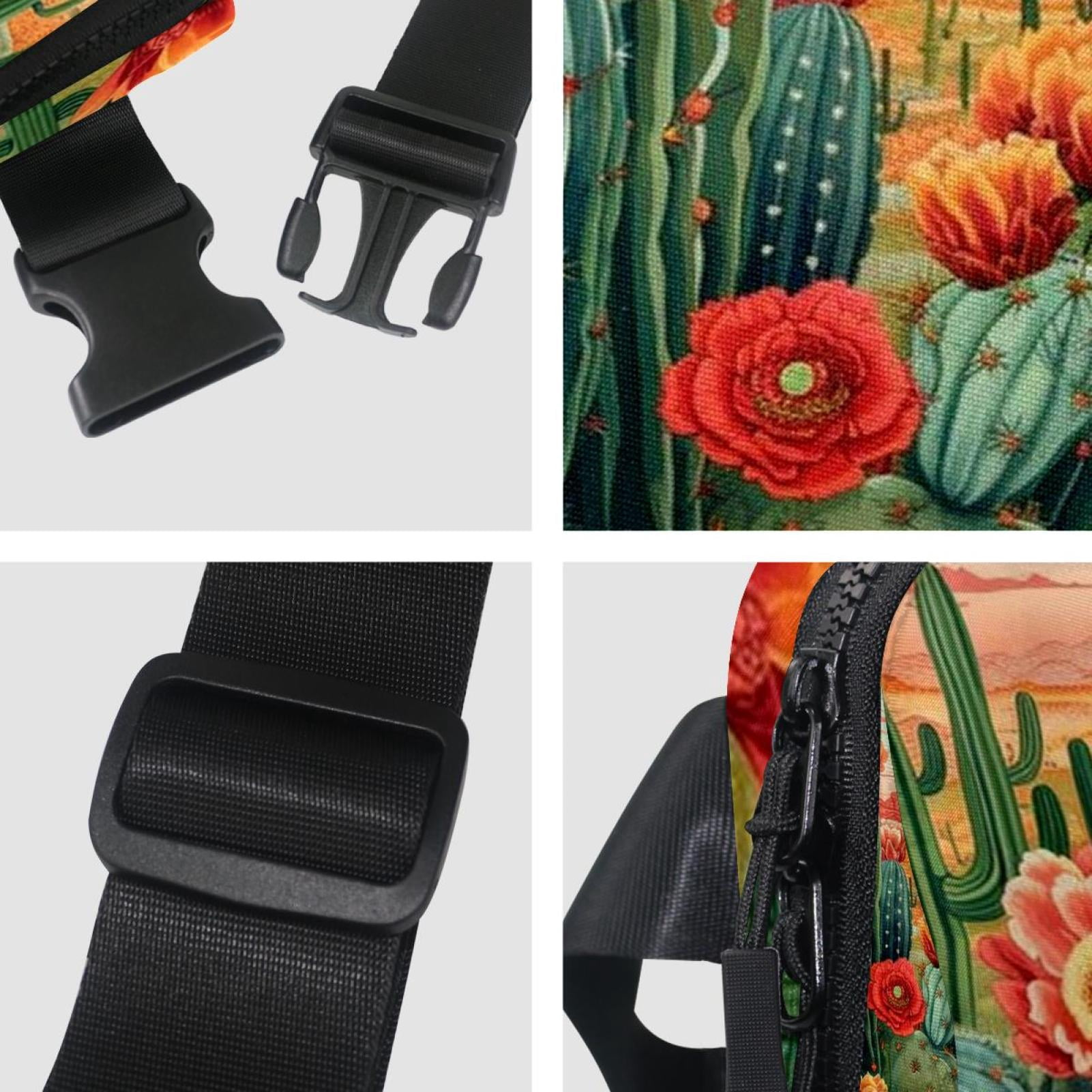 Cactus Lightweight Adjustable Fanny Bag Running Belt Waist Pack with Extension Strap Unisex