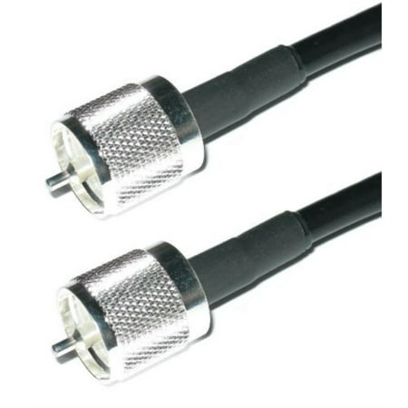us made - 40 foot times microwave lmr-240 coaxial cable pl-259 ham or cb radio antenna coax uhf vhf hf lmr-240 coaxial cable antenna rf transmission line pl-259 connector