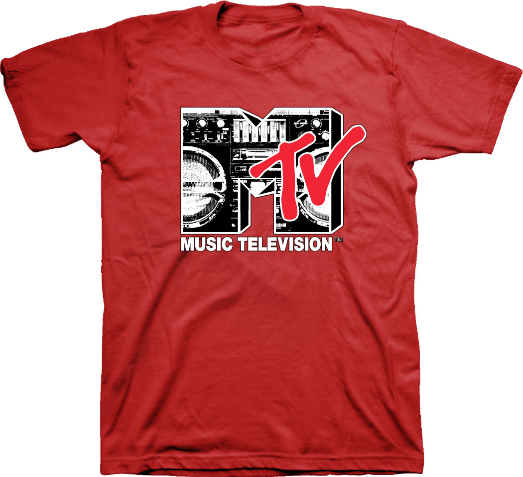 MTV Classic Logo Moster Design T- Shirts T-Shirt