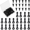 thumbnail image 1 of Black Photo Frame Picture Turn Button Fastener Set Pcs 100 Picture Frame Hardware Backing Clip Black Hardware Backing Clip with Screws for Hanging Paintings Pictures Art Photos, 1 of 5