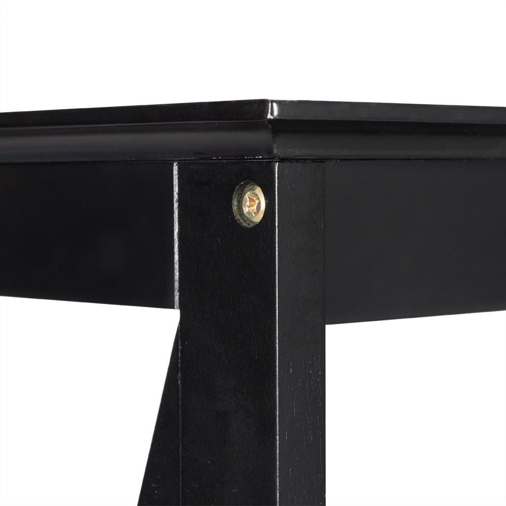 Lowestbest Console Table for Entryway, Side Cross Porch Table, Black Lowestbest Console Table for Entryway, Side Cross Porch Table, Black