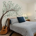 thumbnail image 7 of Kids Wall Stickers,4 Sheets Green Tree Wall Decals Big Tree Wall Stickers Large DIY Peel And Stick Flying Leaves Wall Decor For Kids Bedroom Living Room Nursery Rooms TV Sofa Background Decoration, 7 of 7
