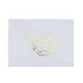 thumbnail image 2 of 2.76x3.74In Teacher Appreciation Greeting Card Floral Gold Foil Pressed Thank You Blank Note Card With Envelope For Birthday Graduation Holiday Gift Message, 2 of 6