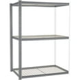 thumbnail image 2 of Global Industrial High Cap. Add-On Rack 60Wx36Dx60H 3 Levels Wire Deck 1300 Lb. Per Level GRY, 2 of 3