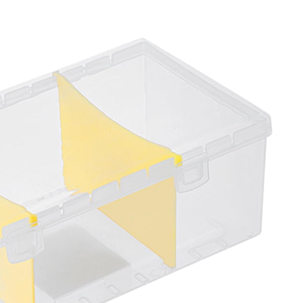Boîte De Rangement Transparente Pour Cartes à Jouer - Multi-ponts, Cartes De Visite, Câbles - Fermeture Flexible