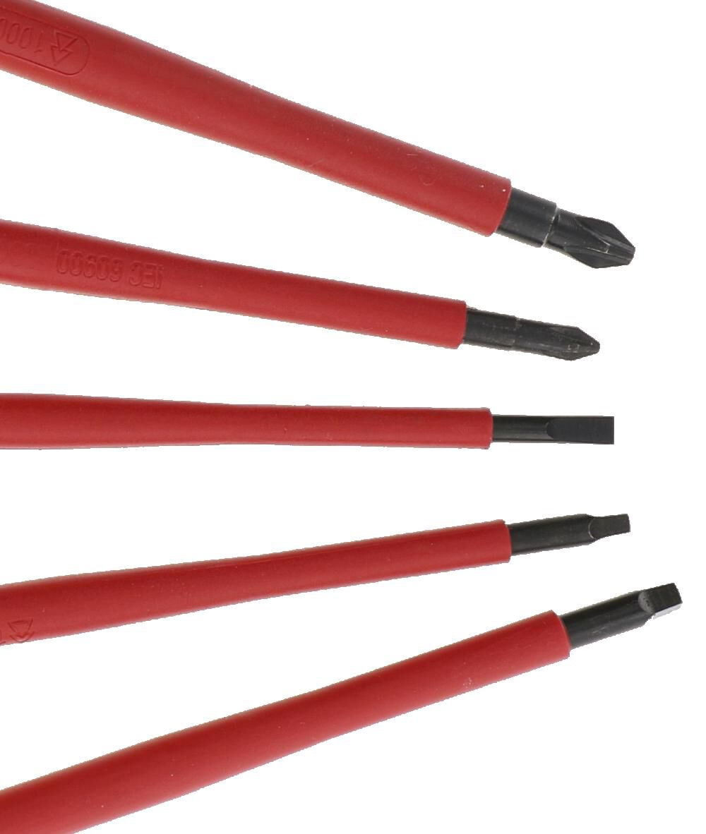 Wiha Softfinish Screwdriver Set Insulated 5Pc