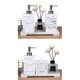 thumbnail image 3 of Wosthever Dispensador de espuma de limpieza, botella dispensadora de a mano de gran capacidad con contenedor de bomba para el baño del hogar, Juegos de accesorios de baño Blanco, 3 of 6