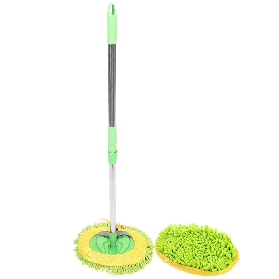 TABLZONE 1Set Multiuse Car Wash Mop with Extendable Handle and Soft Chenille Brush