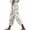 Multicolor, variant on Edvintorg Women Capri Pants Floral Printed Elastic Waisted Lightweight Casual Loose Cropped Trousers with Pockets Plus Size Women Fashion Multicolor M